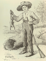 illustration from 'The Adventures of Huckleberry Finn'